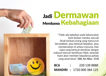 Jadi Dermawan Membawa Kebahagiaan
