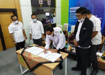 Teken MoU dengan Pemkab Inhil, JMSI Komitmen Bantu Ekspos Pembangunan dan Potensi Desa