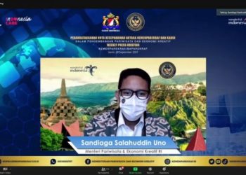 Jawaban Menparekraf Sandiuno Tentang Kedirjenan Wisata Halal