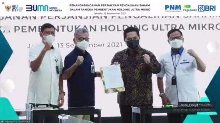 Resmi, Holding BUMN Ultra Mikro Terbentuk