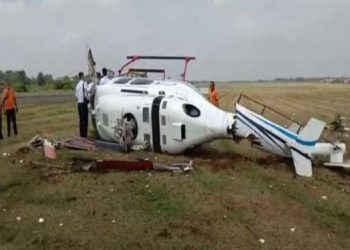 Helikopter Jatuh di Tangerang, Tak Ada Korban Jiwa