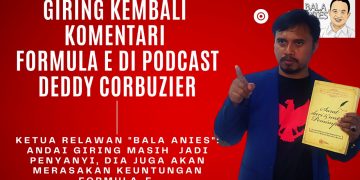 Tanggapi Giring di Podcast Deddy Corbuzier Ketua Relawan Bala Anies: Andai Giring Masih Penyanyi, Dia Juga Akan Diuntungkan Formula E