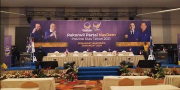 Malam ini,  Dipastikan DPW Partai Nasdem Provinsi Riau Gelar Rapat Koordinasi Wilayah