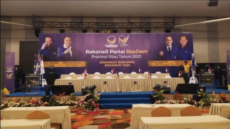 Malam ini,  Dipastikan DPW Partai Nasdem Provinsi Riau Gelar Rapat Koordinasi Wilayah