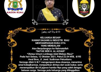 KADIN Riau : Datuk Seri Al-Azhar Putra Terbaik Riau, Meinggalkan Kita