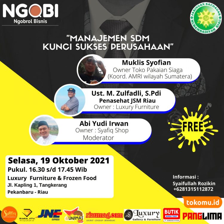 Salasa NgoBi : Manajemen SDM Kunci Sukses Perusahaan