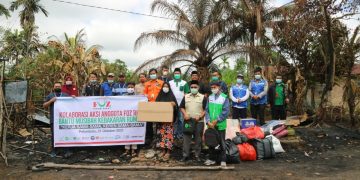 Forum Zakat Riau Sinergi Bantu Warga yang Hilang Rumahnya Akibat Kebakaran