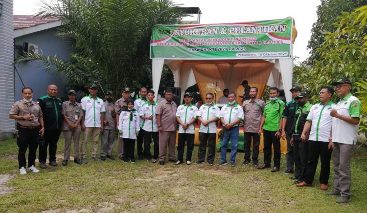 Nanang Rukmana Dikukuhkan Menjadi Ketua RAPI Kecamatan Bukit Raya Kota Pekanbaru