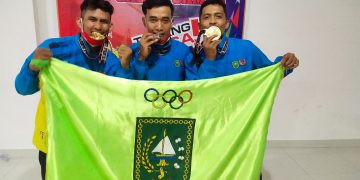 Atlet Sambo Riau Raih 4 Mendali Emas dan 1 Perak di PON XX Papua 2021