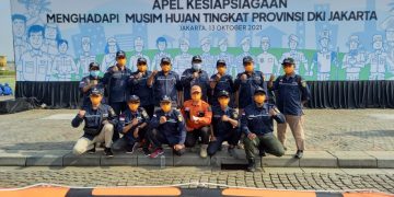 Foto-foto Apel Kesiapsiagaan Menghadapi Musim Hujan 2021 di DKI Jakarta