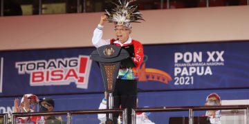 Selesai, Wapres : PON XX Sempurna, Papua Sa Cinta Ko