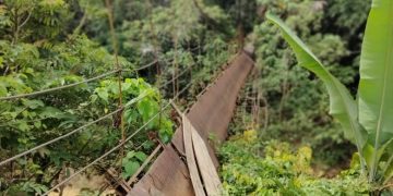 Siswa Bergelantungan di Jembatan Rusak untuk Pergi Sekolah, Pemkab Merangin: Perbaikan Diprioritaskan 2022