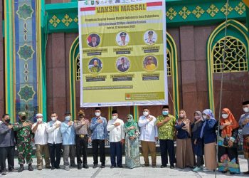 Ketua PP Muhammadiyah Dr Anwar Abbas dan Gubernur Riau H Syamsuar Resmikan PonPes Muhammadiyah Kampar
