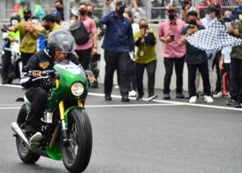 Cari tahu Motor Tunggangan Presiden Jokowi di Sirkuit Mandalika