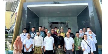 Pengurus LAMR Kota Pekanbaru Bersilaturrahmi dengan PWI Riau