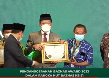 LAZISMU Raih Kembali Penghargaan BAZNAS Award 2022