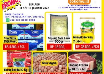 Promo tokomu.id Periode 11 s/d 16 Januari 2022