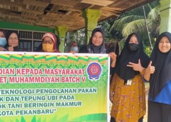 Tim Pengabdian UMRI Diseminasikan Teknologi Pengering Ubi Kayu untuk Pakan Ternak