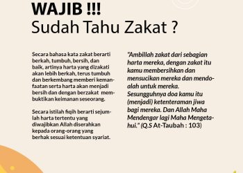 Kamu Muslim ? Wajib Tahu, Apa itu Zakat !