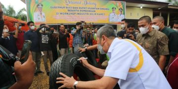 Begini Cara Gubri Syamsuar Majukan Industri Hilir Karet di Kuansing Riau
