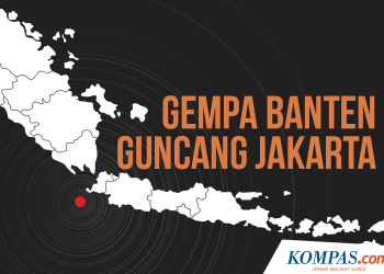 Gempa Hari Ini M 6,7 Guncang Banten, Sudah 2 Kali Gempa Susulan