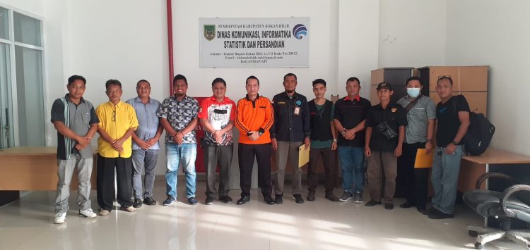 Jelang Pelantikan, JMSI Rohil Gelar Audensi Dengan Diskominfotik Rohil