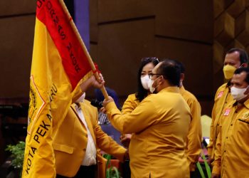 Sah, Bung Andre Pimpin DPC Ormas MKGR Kota Pekanbaru