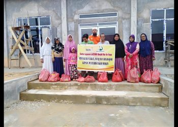 Kantor Layanan LAZISMU Nur An-naas Serahkan Dana  ZIS kepada 19 KK Mustahiq