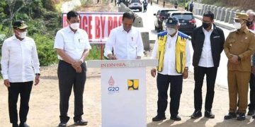 Jokowi Resmikan Jalan Bypass Balige Sumut