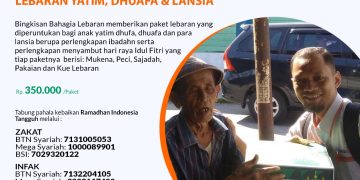 H 23 Menuju Ramadhan : Bingkisan Bahagia Lebaran Yatim, Dhuafa dan Lansia