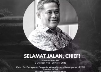 Tendi Nursalam Tutup Usia, Pariwisata Indonesia Berduka