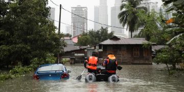 Hujan Deras, Kuala Lumpur Banjir Dua Hari Berturut-Turut
