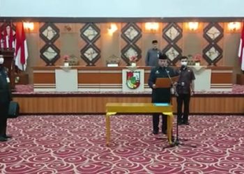 Asisten I Pemko Pekanbaru Lantik Ratusan Pejabat Eselon III Dan IV