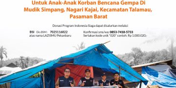LAZISMU Pekanbaru : Bangun Kembali Sekolah di Pasaman Barat