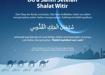 LAZISMU Pekanbaru : Do’a Sahih Setelah Shalat Witir