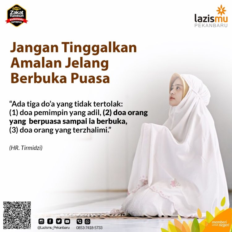 LAZISMU Pekanbaru : Jangan Tinggalkan Amalan Jelang Berkuda Puasa