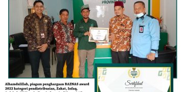LAZ Ibadurrahman Raih Penghargaan BAZNAS Award 2022