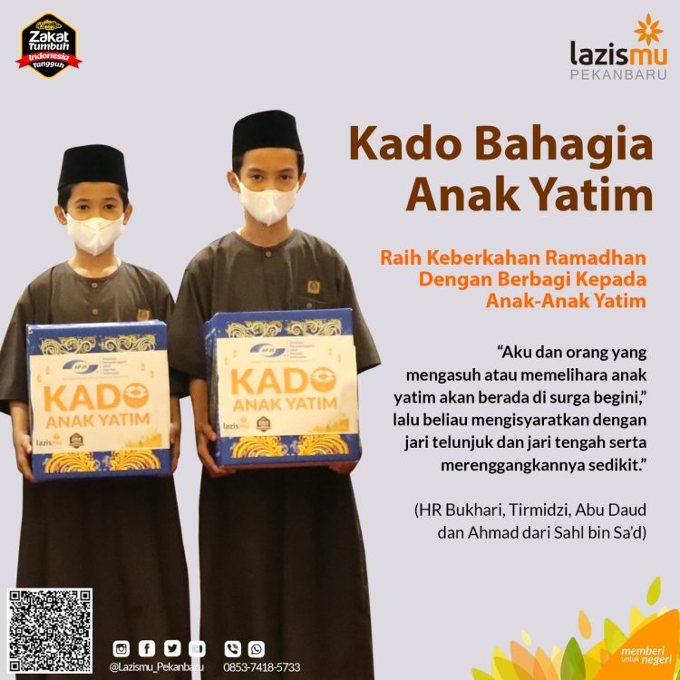 LAZISMU Pekanbaru : Kado Bahagia Anak Yatim