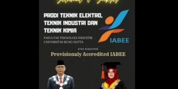 Tiga Program Studi di FTI Universitas Bung Hatta Berhasil Raih Akreditasi Internasional