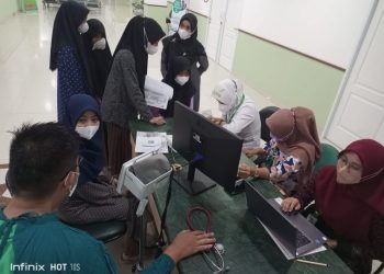 Bekerjasama Dengan Rumah Sakit Hermina, LAM Riau Kecamatan Binawidya Gelar Kegiatan Vaksinasi COVID-19
