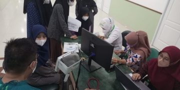Bekerjasama Dengan Rumah Sakit Hermina, LAM Riau Kecamatan Binawidya Gelar Kegiatan Vaksinasi COVID-19