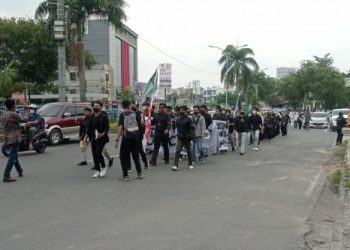 POLDA Riau Turunkan 1.161 Personel Amankan Demo Mahasiswa 11 April di DPRD Riau