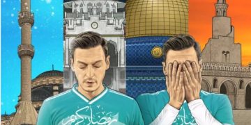 Sambut Ramadhan, Mesut Oezil Posting Foto Masjid Indonesia