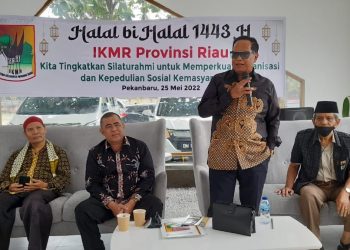Jalin Silaturahmi, IKMR Riau Gelar Halal Bihalal di Co,ma Coffe