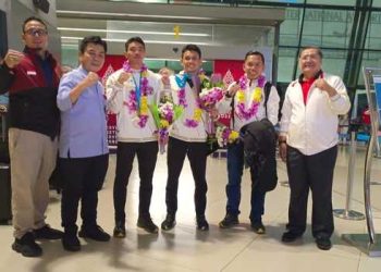 Juara Dunia Panjat Tebing Veddriq dan Kiromal Disambut Kemenpora