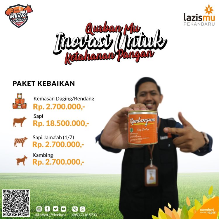 LAZISMU Pekanbaru : inovasi untuk Ketahanan Pangan , Yuk ikut QurbanMu