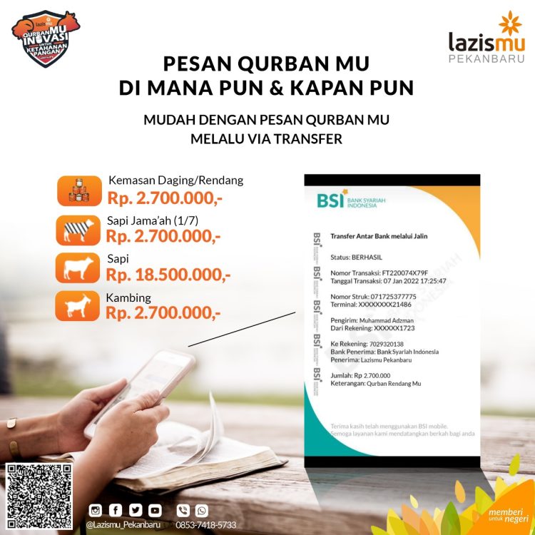 Jangan Khawatir Bisa Tunaikan Qurban mu di manapun dan kapanpun