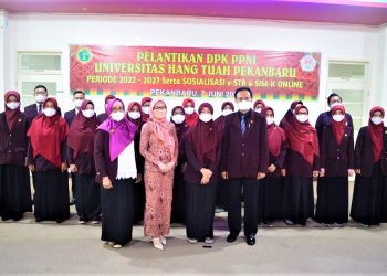DPK PPNI Universitas Hang Tuah Pekanbaru Periode 2022-2027 dilantik