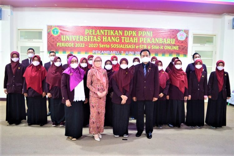 DPK PPNI Universitas Hang Tuah Pekanbaru Periode 2022-2027 dilantik