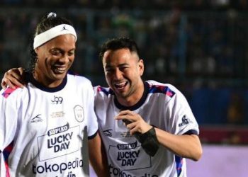 Aksi Ronaldinho Bela RANS Nusantara Vs Persik Kediri di Kanjuruhan, Skor Akhir 2-4